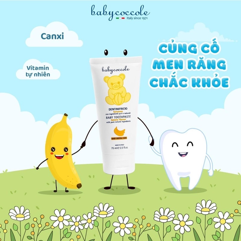 Kem đánh răng cho bé Babycoccole 12M+