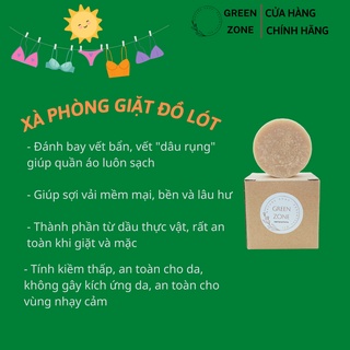 Xà phòng giặt đồ lót từ thiên nhiên an toàn cho da handmade