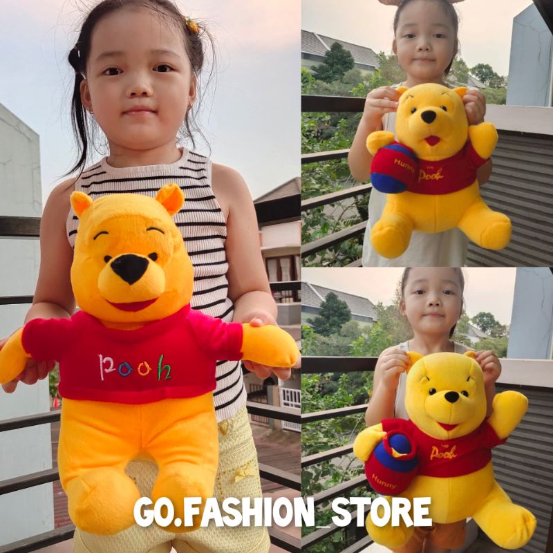 Gấu Bông Hình Gấu Pooh Và Ong Đáng Yêu