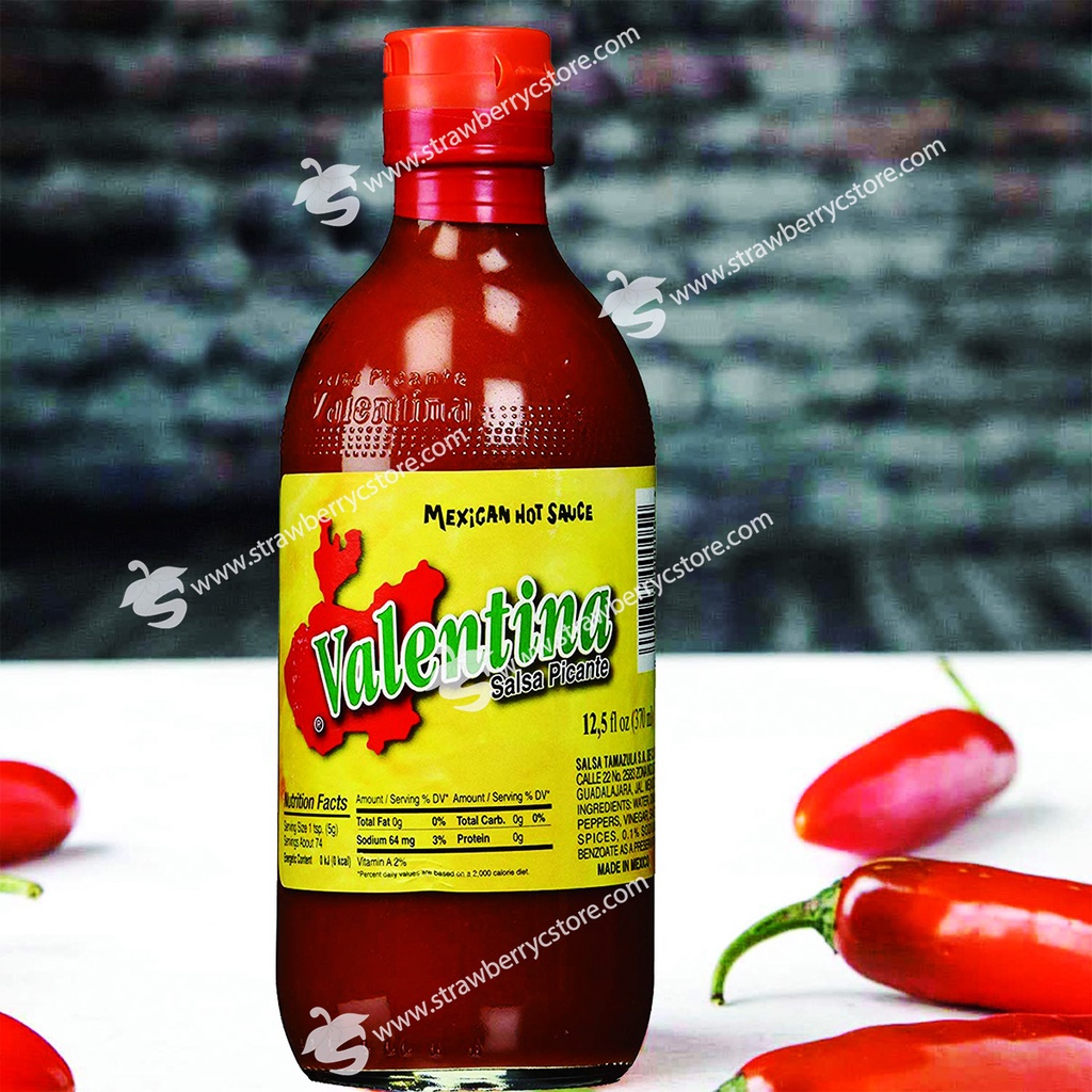 Sốt Cay Valentina Salsa Picante Mexican Hot Sauce, Chai 370 mL