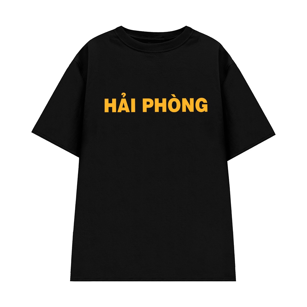 Áo thun tay lỡ nam nữ Hải Phòng, áo phông unisex form rộng chất cotton mát mịn thấm hút mồ hôi