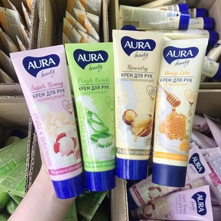 Kem Dưỡng Da Tay Aura của Nga 75ml - Kem Tay Aura Dưỡng Da Tay Mềm Mại, Chống Nhăn, Chống Nẻ
