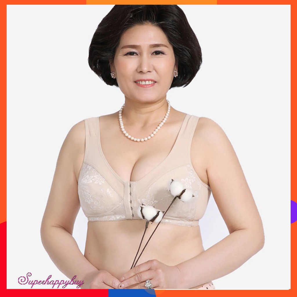 Áo ngực chất liệu cotton thông thoáng size rộng dành cho nữ