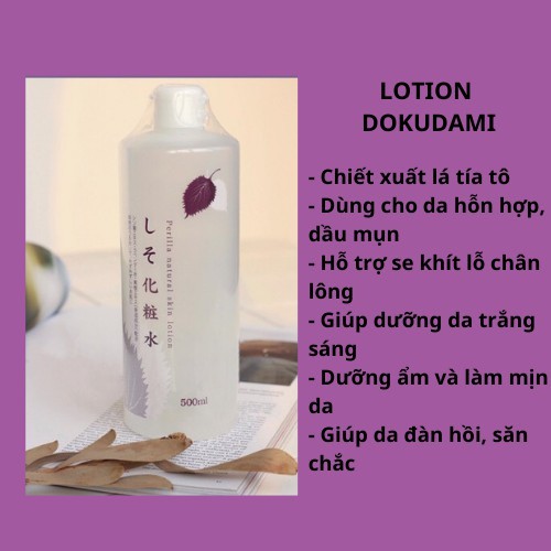 Nước Hoa Hồng Diếp Cá Tía Tô Giảm Mụn Dokudami 500ml Nhật Bản LIKE TOKYO | BigBuy360 - bigbuy360.vn