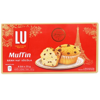 Bánh muffin Lu hạt socola 100g
