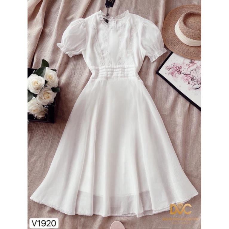 [VÁY ĐI TIỆC CAO CẤP] VÁY TRẮNG XOÈ THIẾT KẾ | BigBuy360 - bigbuy360.vn