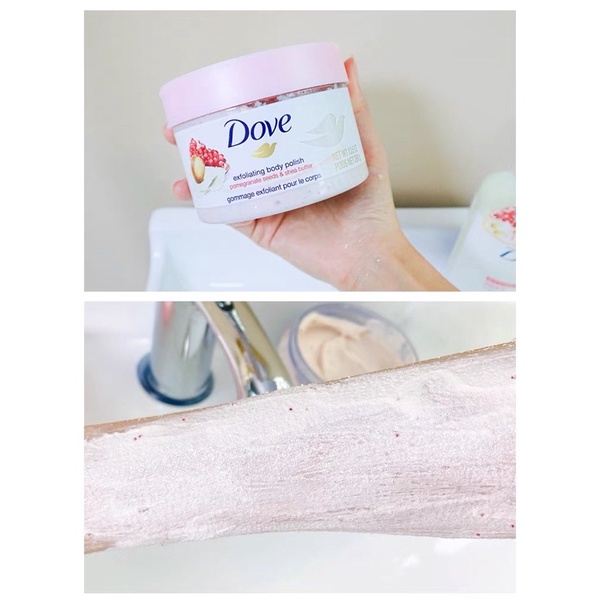 [SẴN] Tẩy da chết, tế bào chết body Dove Exfoliating body polish dưỡng trắng, sáng da | BigBuy360 - bigbuy360.vn