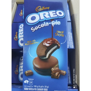 Bánh Oreo Socola Pie hộp 180g (6 gói x 30g)