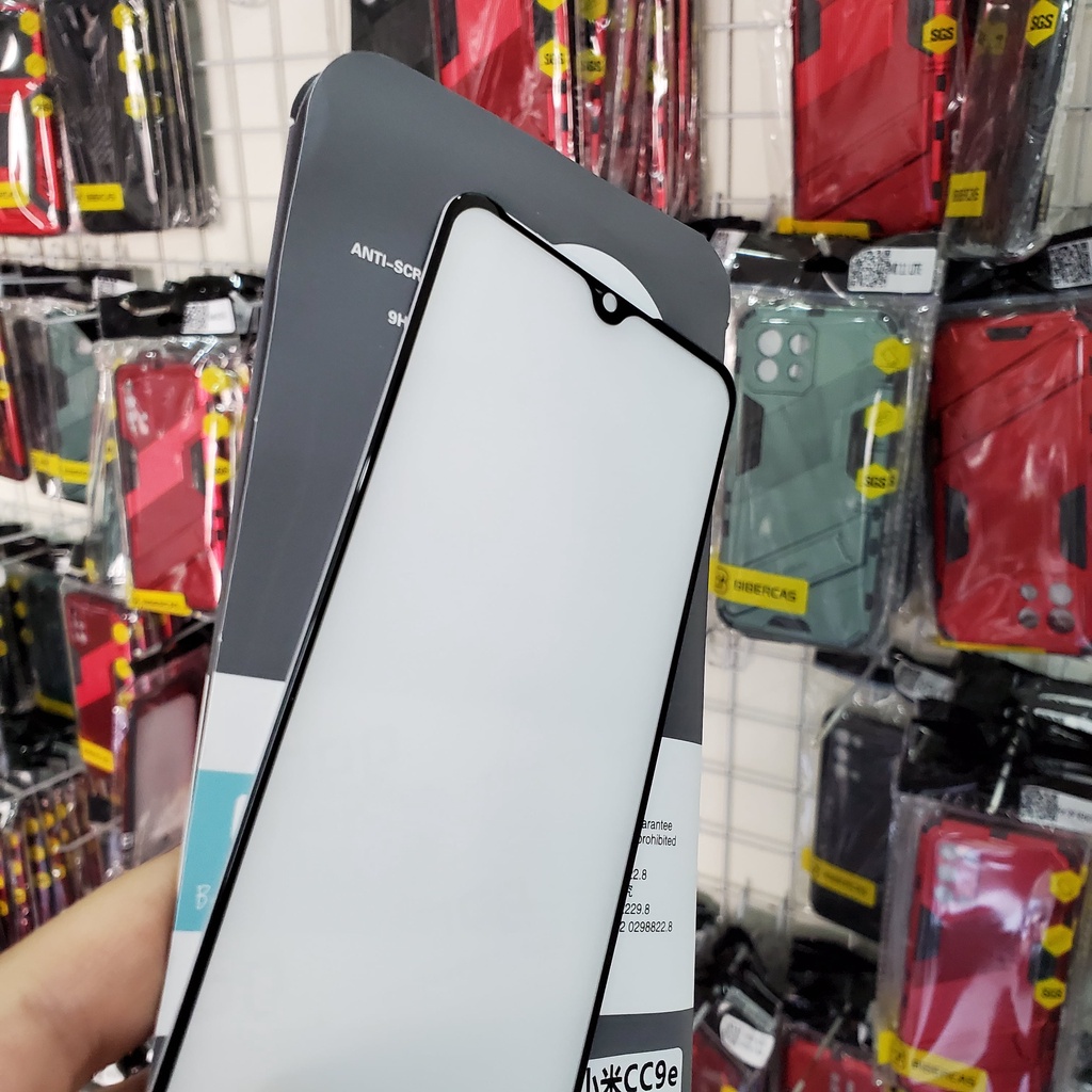 Cường lực Gor Full 9D cho Xiaomi Mi A3 / CC9e dùng chung cao cấp siêu đẹp ( đen )