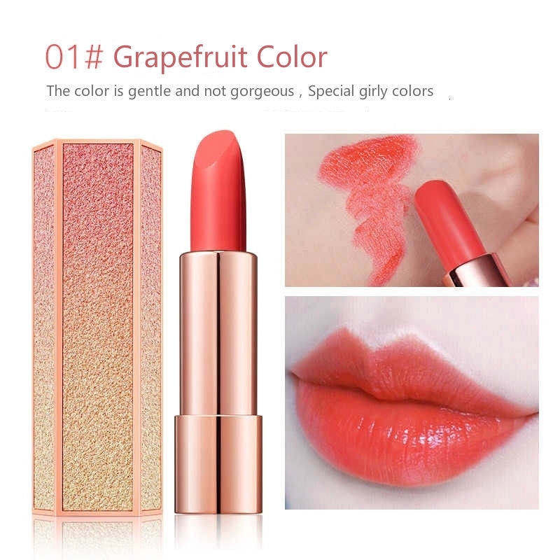 Leezi Lipstick Matte Lasting Schoolgirl Does Not Fade Moisturize Lip Gloss Beauty 8 Colors | BigBuy360 - bigbuy360.vn