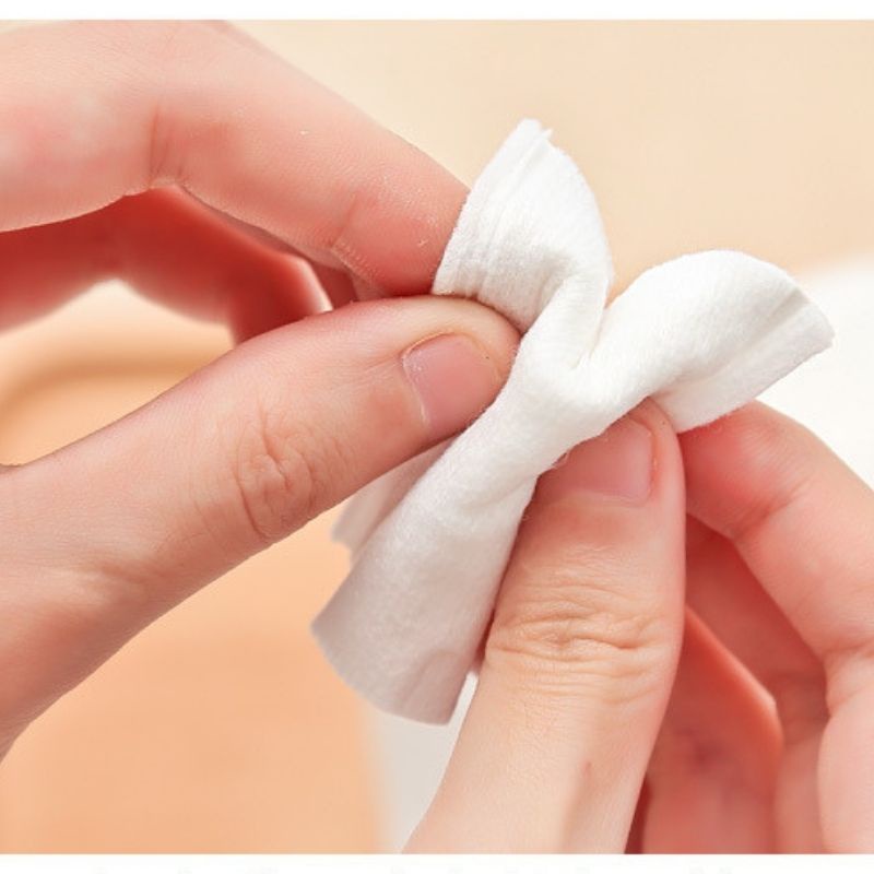 Bông Tẩy Trang 222 Miếng hàng nội địa trung chất lượng cao siêu mềm mịn- XIAOMIMI SF437