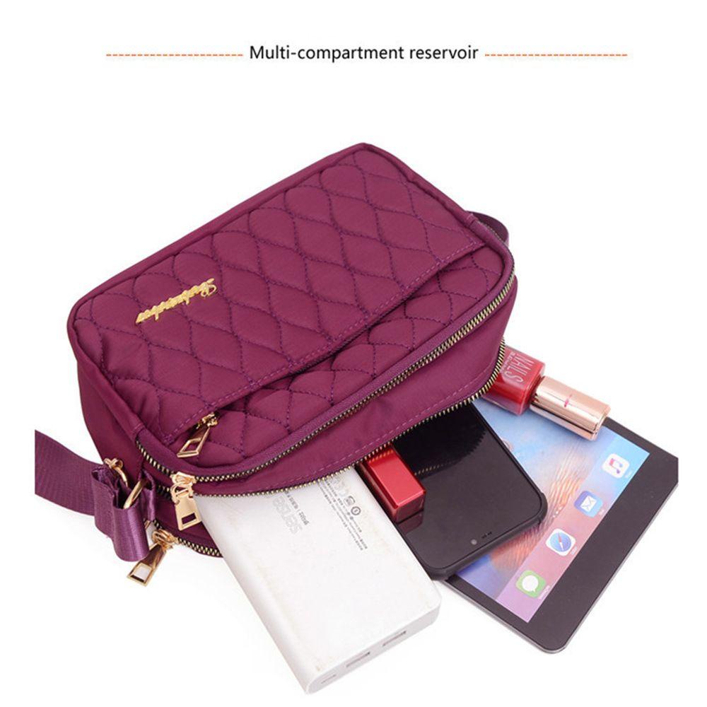 Túi Đeo Chéo Bằng Nylon Nhiều Túi Phong Cách Cổ Điển Thời Trang Chất Lượng Cao