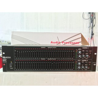 Lọc xì cao cấp bosa eq3231f hàng chính hãng-hỗ trợ chống hú-có đèn trên mỗi dãi tần - tặng kèm jack canon