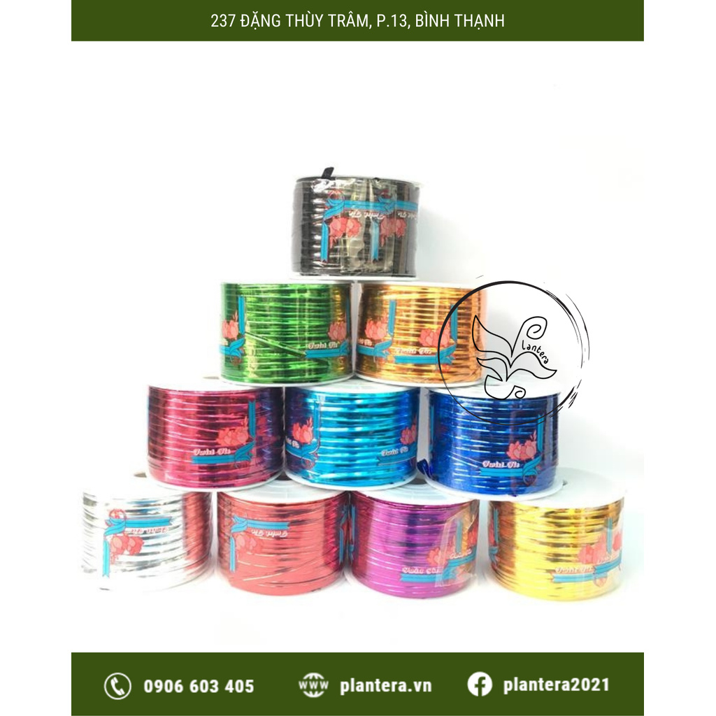 Cuộn Dây Kẽm Bọc Kim Tuyến 110G - Dụng Cụ Làm Vườn - Dây Buộc, Lưới, Giàn Leo, Cây Chống