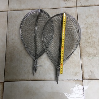 1 VỢT CÁ LƯỚI ĐAN INOX BỰ ĐÁNH THUYỀN