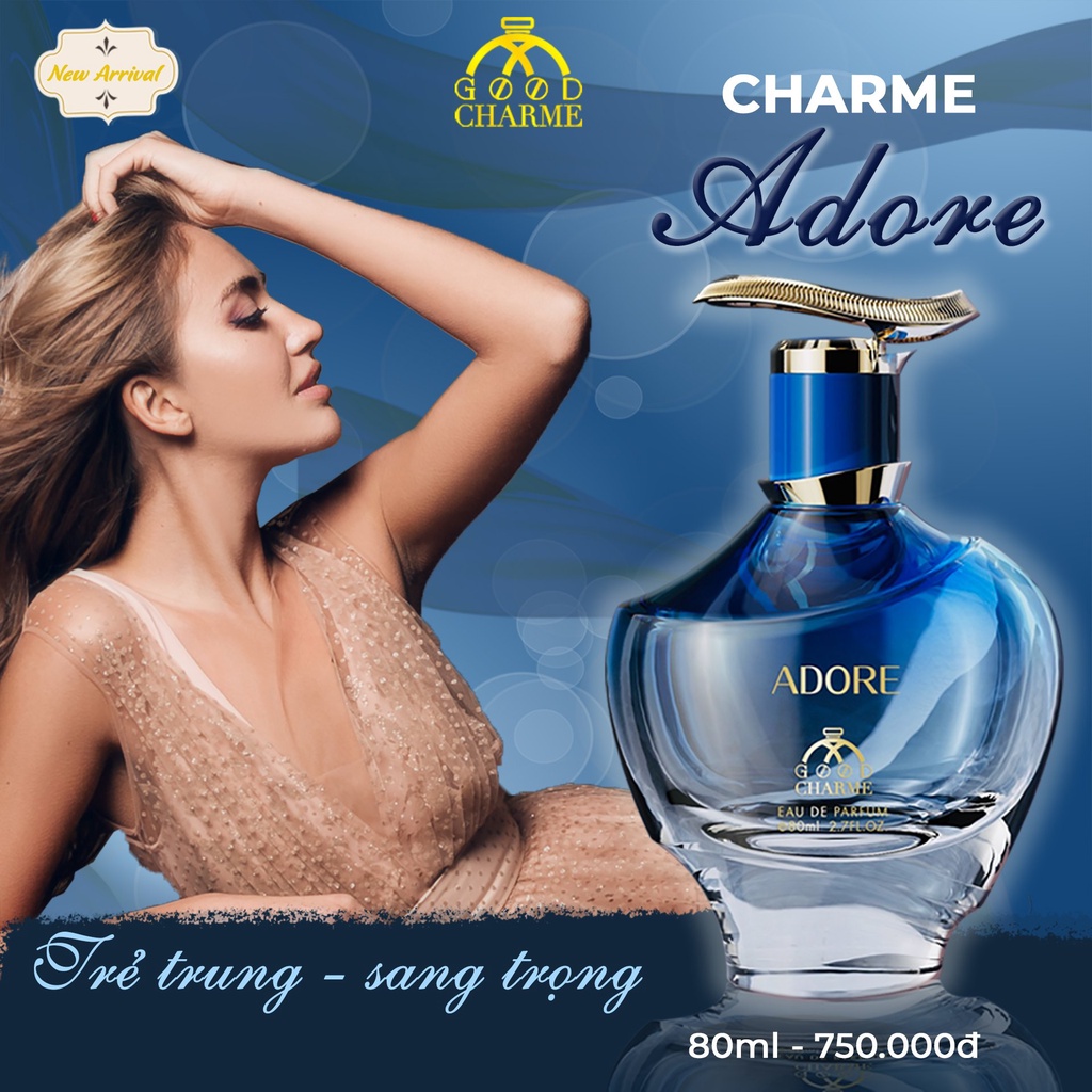 Nước Hoa Nữ Good Charme Adore Thơm Từ Nhóm Hoa Cỏ Tinh Hoa Mang Lại Phong Cách Trẻ Trung Sang Trọng 80ml