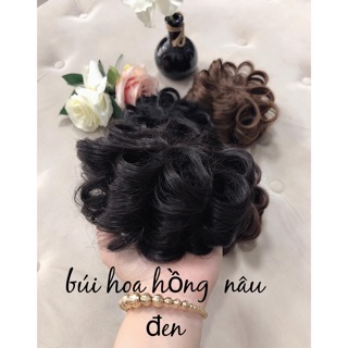 Tóc búi 🌸 FREESHIP 🌸 BÚI HOA HỒNG (full màu)