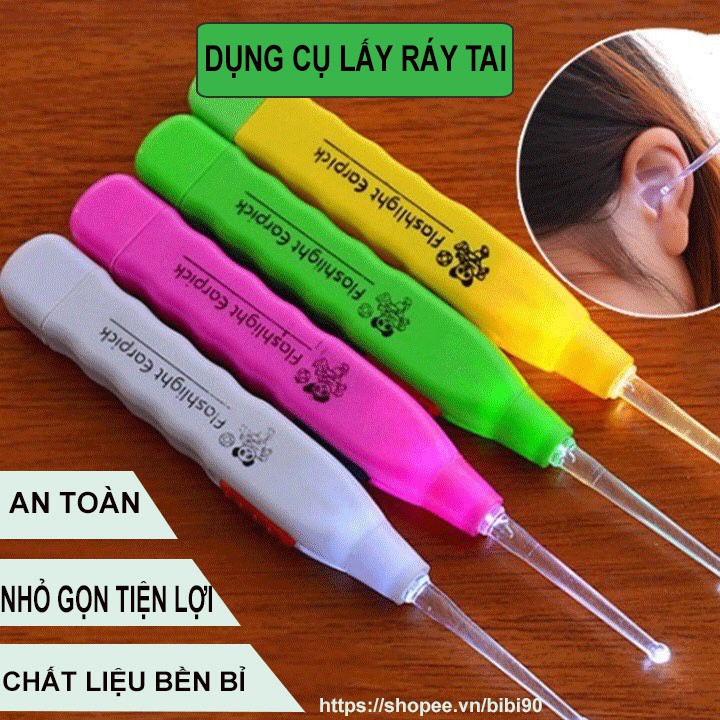 DỤNG CỤ LẤY RÁY TAI CÓ ĐÈN PHÁT SÁNG