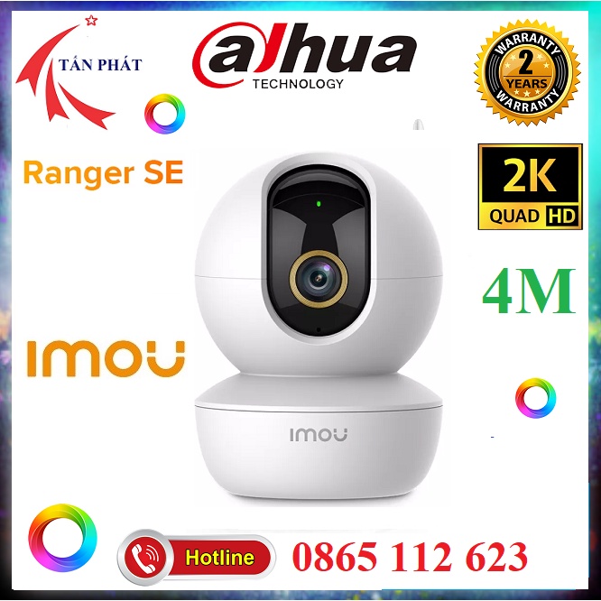 Camera WIFI IMOU Ranger SE A43P 4MP H.265 Đàm Thoại hai chiều a22ep  Giám sát an ninh cho bé | BigBuy360 - bigbuy360.vn