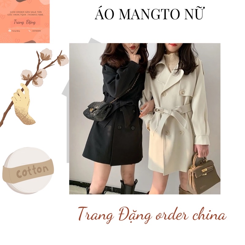 ÁO MANGTO NỮ