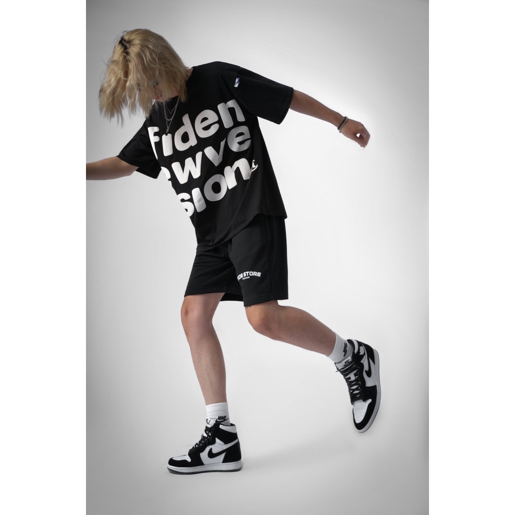 Áo thun tay lỡ FIDE phông unisex nam nữ Signature Cotton oversize form rộng ulzzang NEW VERSION