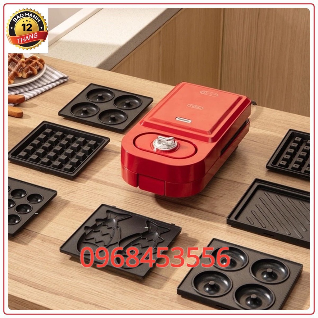 Máy Nướng Bánh Kẹp YIDPU Chính Hãng YD-216S Có Hẹn Giờ Full 05 Khuôn