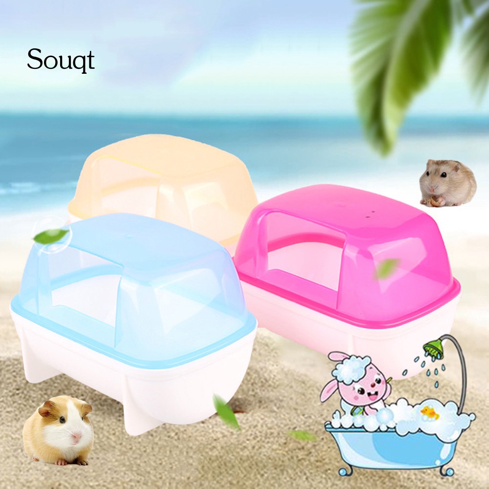 Phòng Tắm Bằng Nhựa Chống Bụi Cho Chuột Hamster