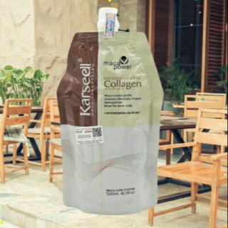 Dầu hấp tóc ủ Tóc Collagen Karseell Maca 500ml, dưỡng tóc,phục hồi tóc xơ