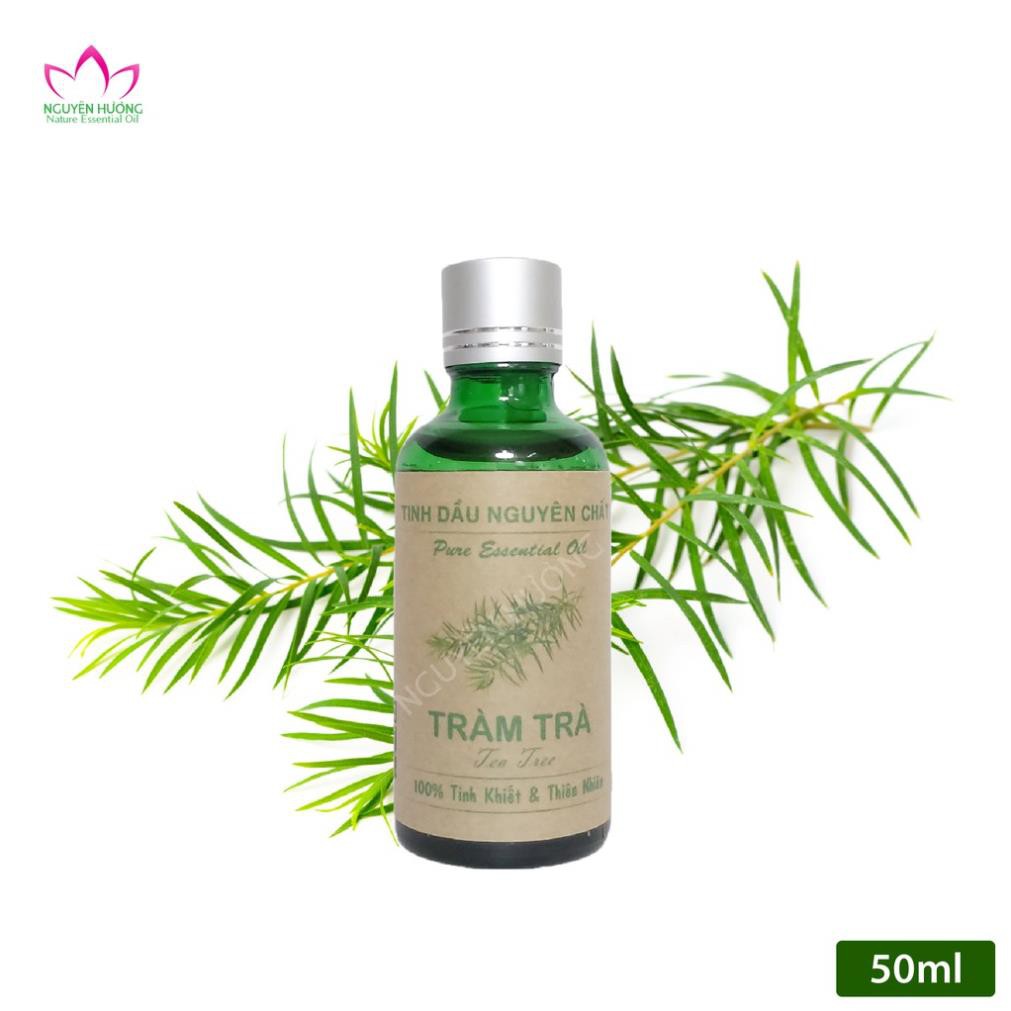 Tinh dầu tràm trà tea tree oil - Nguyên chất xông mặt, chấm mụn hiệu quả