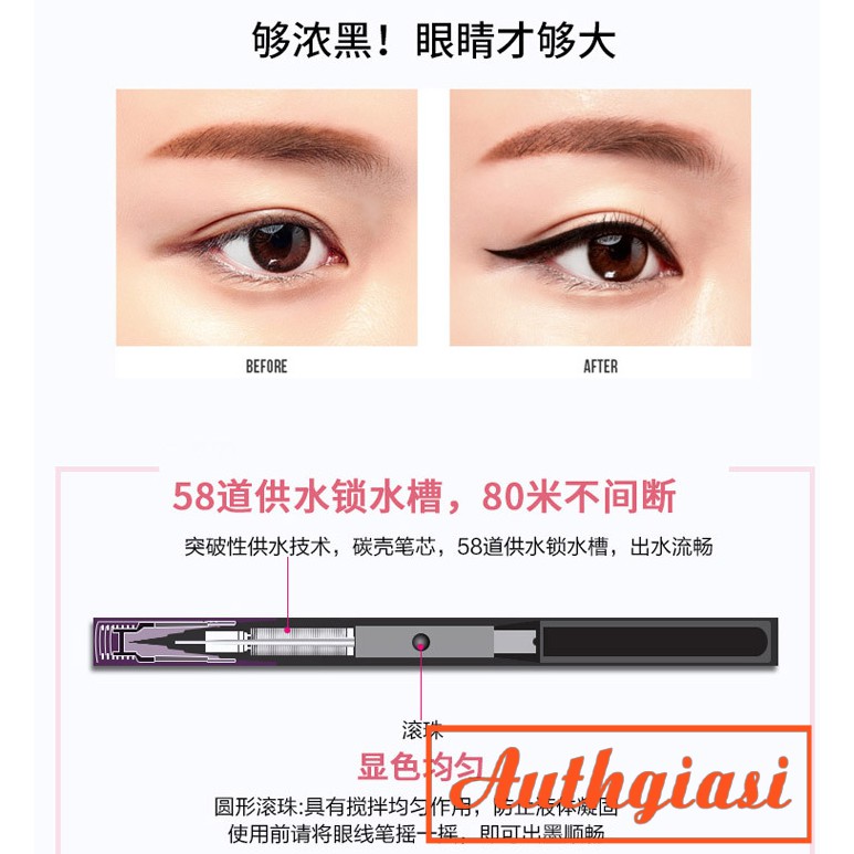 Bút dạ kẻ mắt Maycreate Eyeliner siêu mảnh | BigBuy360 - bigbuy360.vn