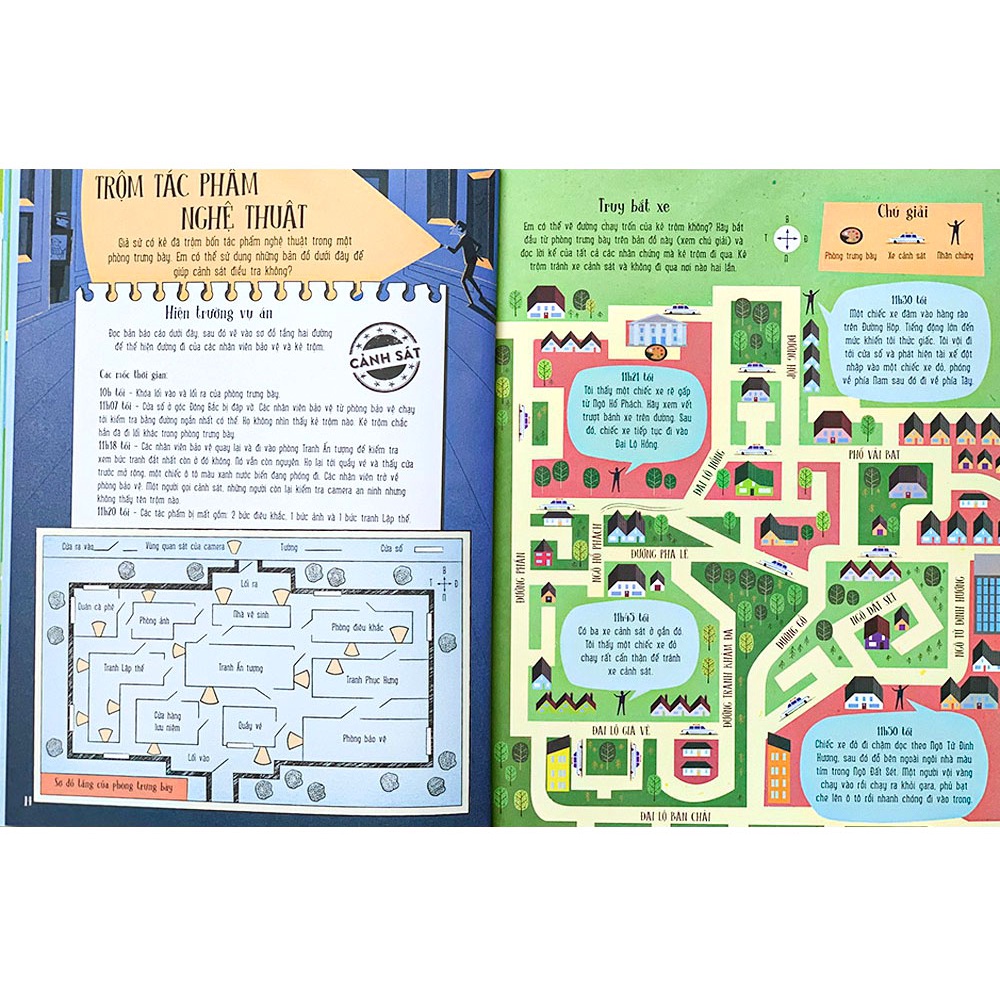 Sách - Vizibook - “Trò Chơi Phát Triển Tư Duy - BẢN ĐỒ BÍ ẨN”  5+