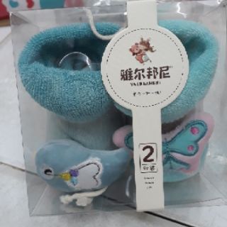 Set 2 đôi vớ đầu thú cho bé 6 đến 12 tháng