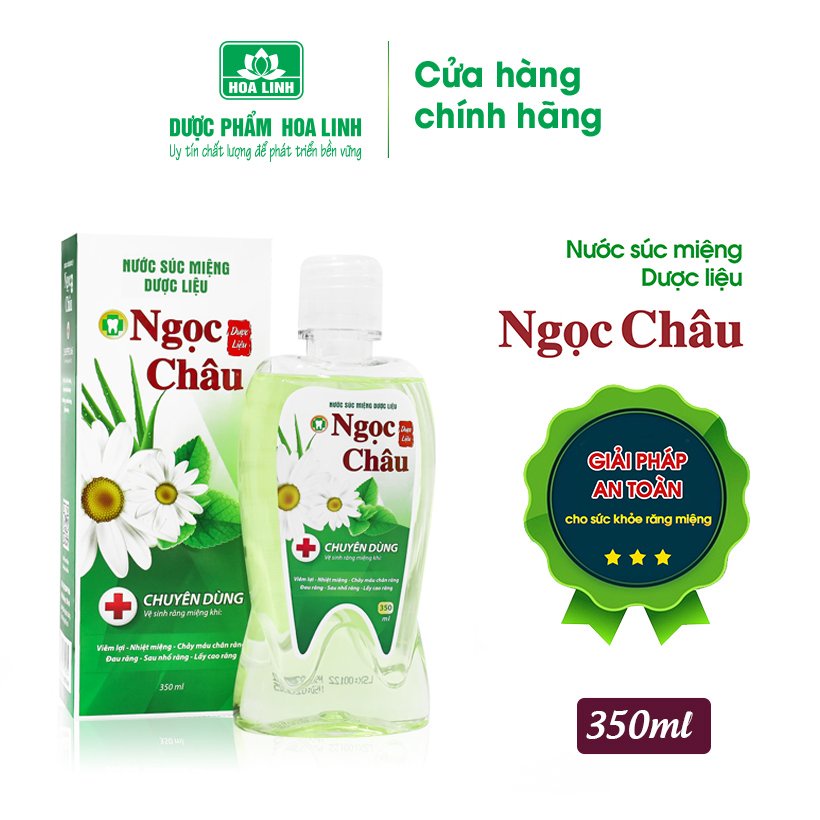 Nước Súc Miệng Dược Liệu Ngọc Châu 350ml