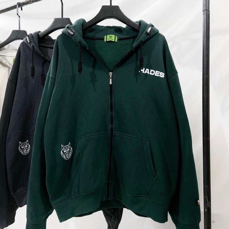 ÁO KHOÁC NỈ NGOẠI XANH LÁ HADES