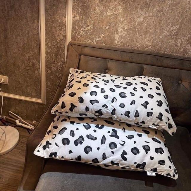 Cặp gối hoạ tiết da beo