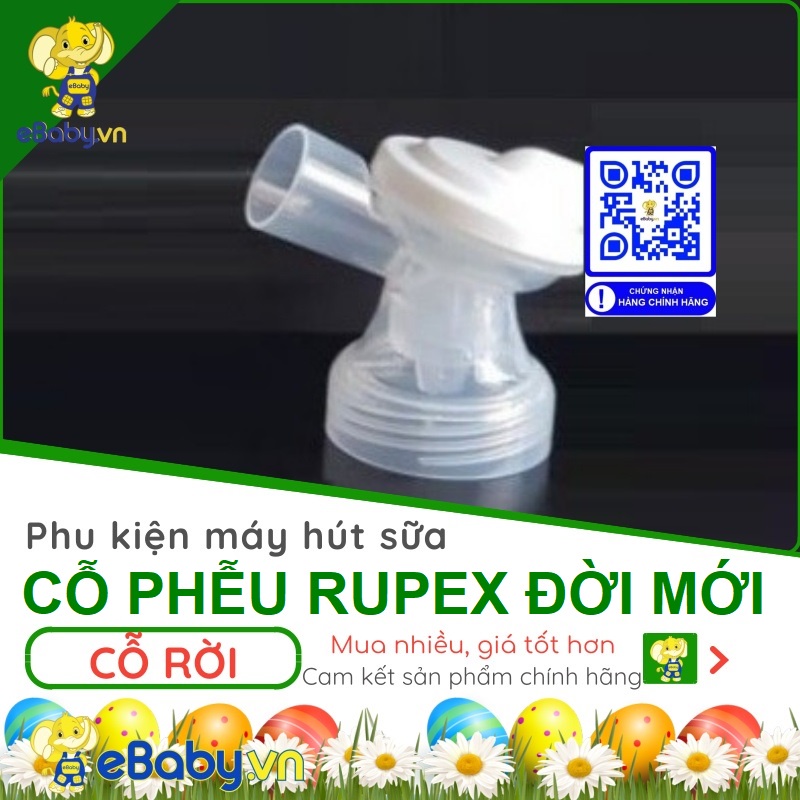 Máy hút sữa Rupex Flex - Có nhiều size phễu, Có pin sạc - Loại cải tiến đời mới nhất- Chat shop để được tư vấn size phễu