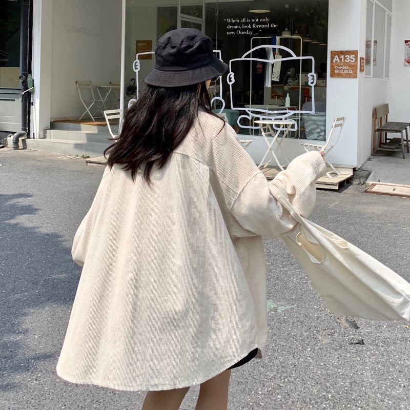 【Yuki】Áo sơ mi fom rộng có túi trước ngực siêu phong cách | BigBuy360 - bigbuy360.vn