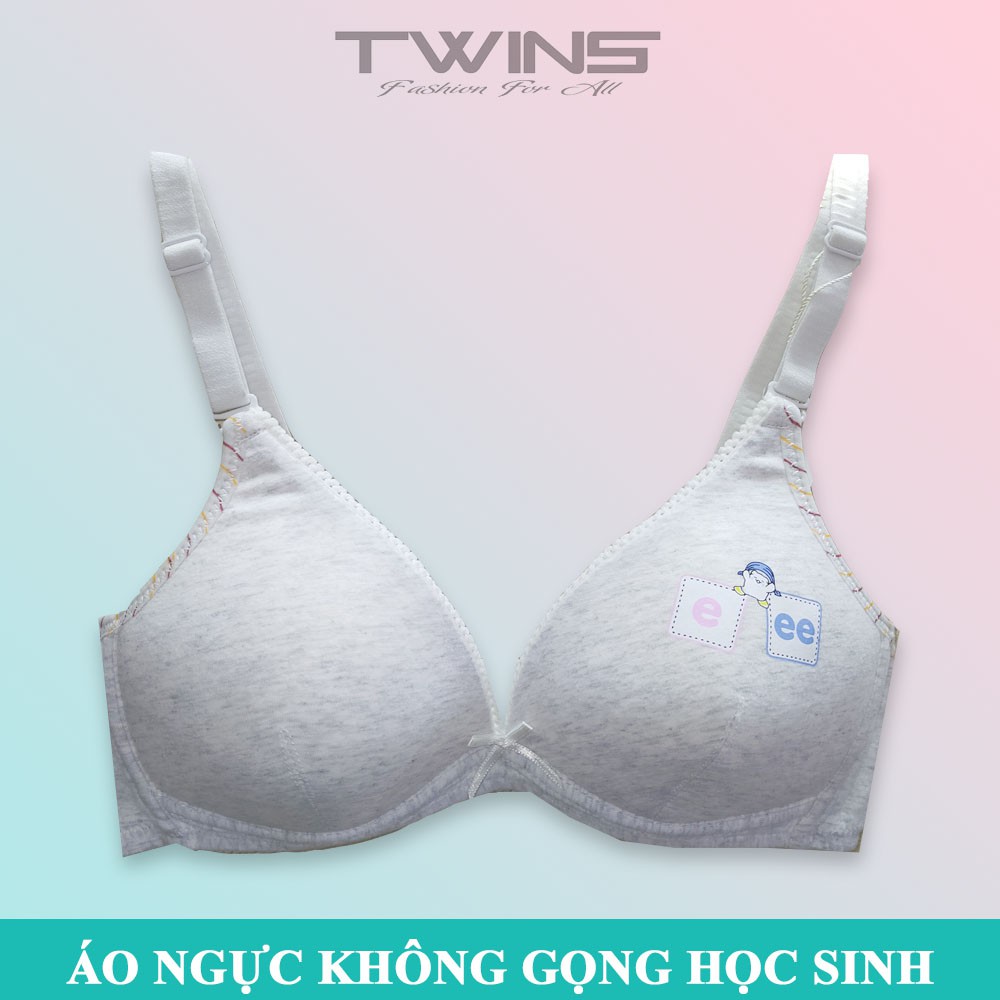 Áo ngực không gọng nữ SDBebe chất cotton mút ép vừa mềm mịn thấm hút mồ hôi in hình búp bê cho học sinh cấp 2, cấp 3