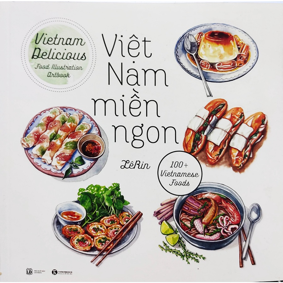 Sách - Việt Nam miền ngon - Viet Nam delicious food illustration Artbooks