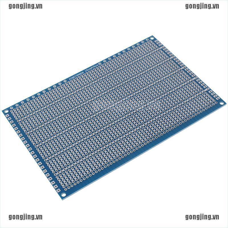 GJ 1pcs 10*15cm Blue Single Side PCB Universal Experiment Matrix Circuit Board VN