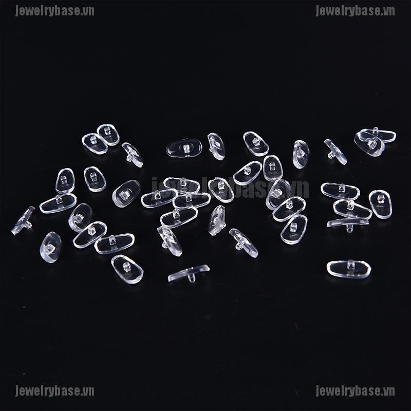 Bộ 50 cặp miếng đệm mũi bằng silicone hình bầu dục cho mắt kính | BigBuy360 - bigbuy360.vn