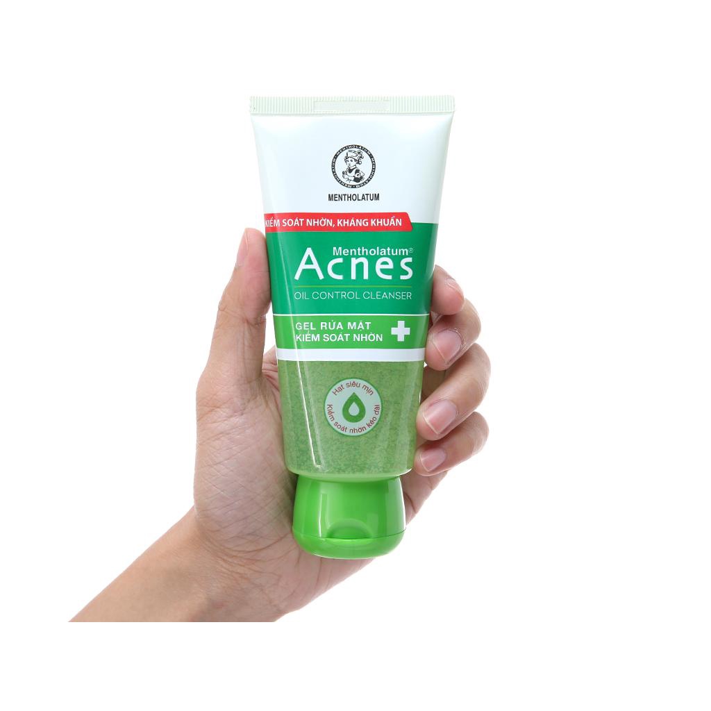 Gel Rửa Mặt Acnes Giúp Kiểm Soát Nhờn, Kháng Khuẩn Mụn Oil Control Cleanser Gel