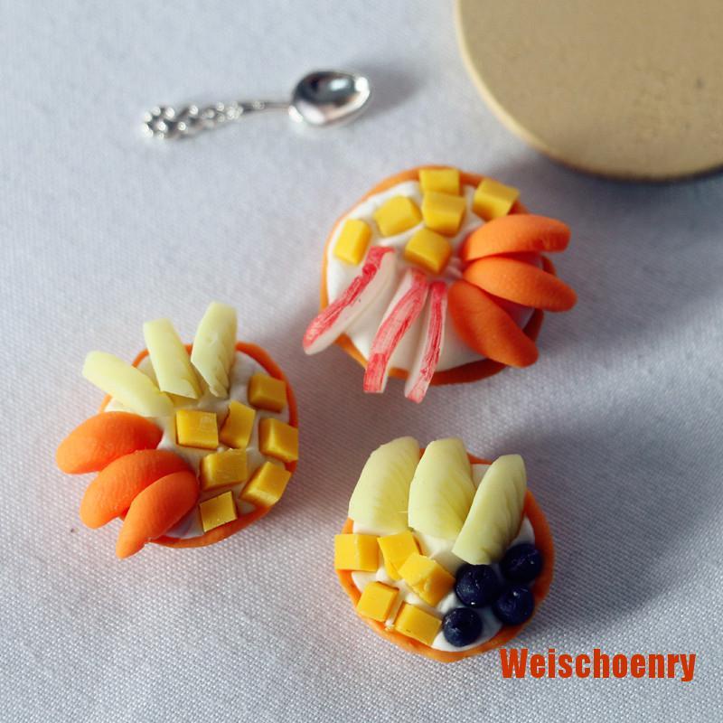 Mô Hình Khay Đựng Quả Việt Quất / Quả Xoài / Quả Dứa / Quả Việt Quất / Quả Táo 1 / 12 Trang Trí Nhà Búp Bê