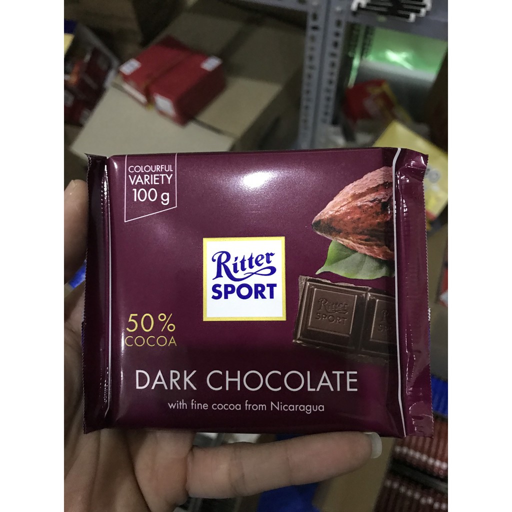 Socola Ritter Sport thanh 100gr (Hàng công ty nhập khẩu Đức)