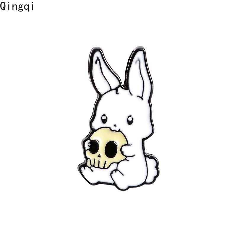 Ghim cài áo MISS ZOE kim loại hình thỏ đáng yêu dễ thương