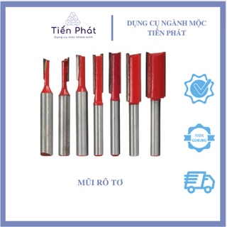 Mũi phay cốt nhỏ 6mm - mũi ro tơ dành cho thợ mộc