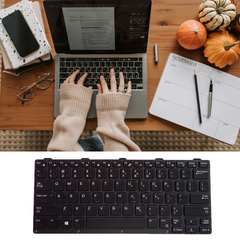 Bàn Phím Laptop Có Đèn Nền Phía Sau Cho Latitude 14 E7404 E5404 092Hw3