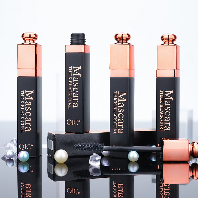 Mascara QIC sợi Silicone uốn cong làm dày và dài mi tự nhiên không phai màu | BigBuy360 - bigbuy360.vn