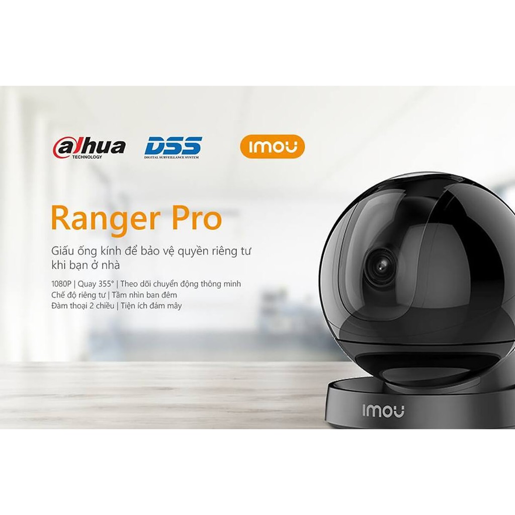 Camera IMOU Ranger Pro IPC-A26HP IP Wifi 2.0 Megapixel, theo dõi chuyển động, đàm thoại 2 chiều