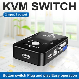 🔥 SẴN sàng cổ 🔥 OULLX KVM Switch VGA cáp chất lượng cao USB 2,0 VGA splitter hộp USB Key bàn phím chuột màn hình adapter chuyển đổi USB máy in